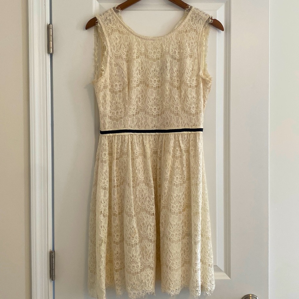 Cream lace dress - ark & co.